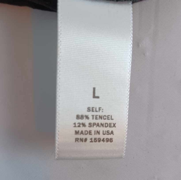 Lett Orly Mock Top Sleeveless Soft with Eco Rib in Black Goth NWT - Picture 5 of 9